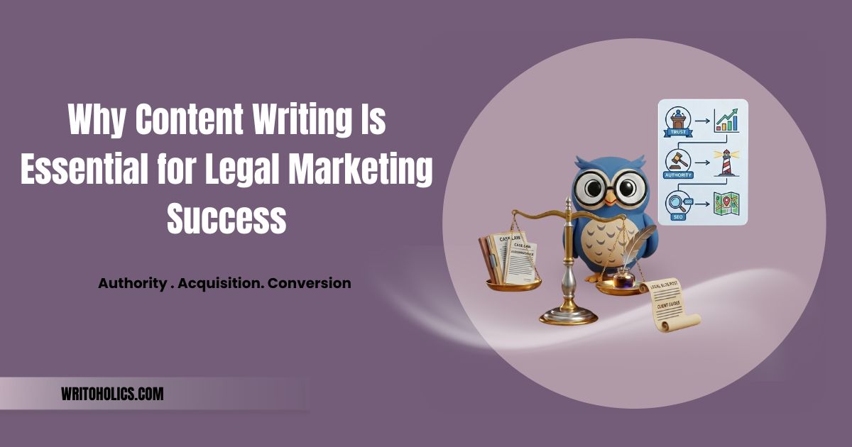 Why Content Writing Is Essential for Legal Marketing Success